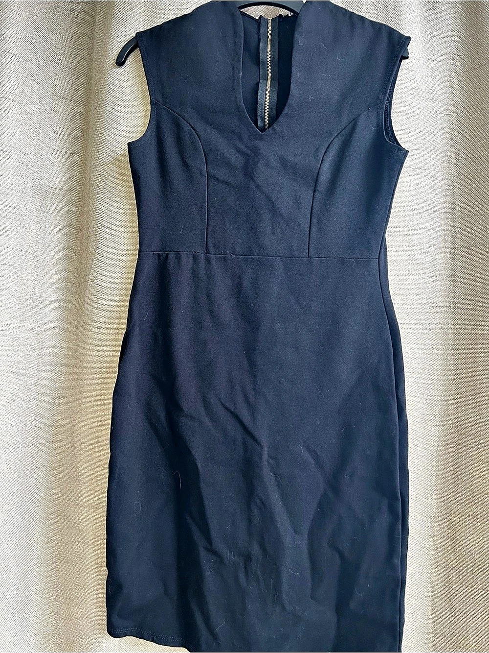 Rolla Coster Black Sleeveless Sheath Midi Dress